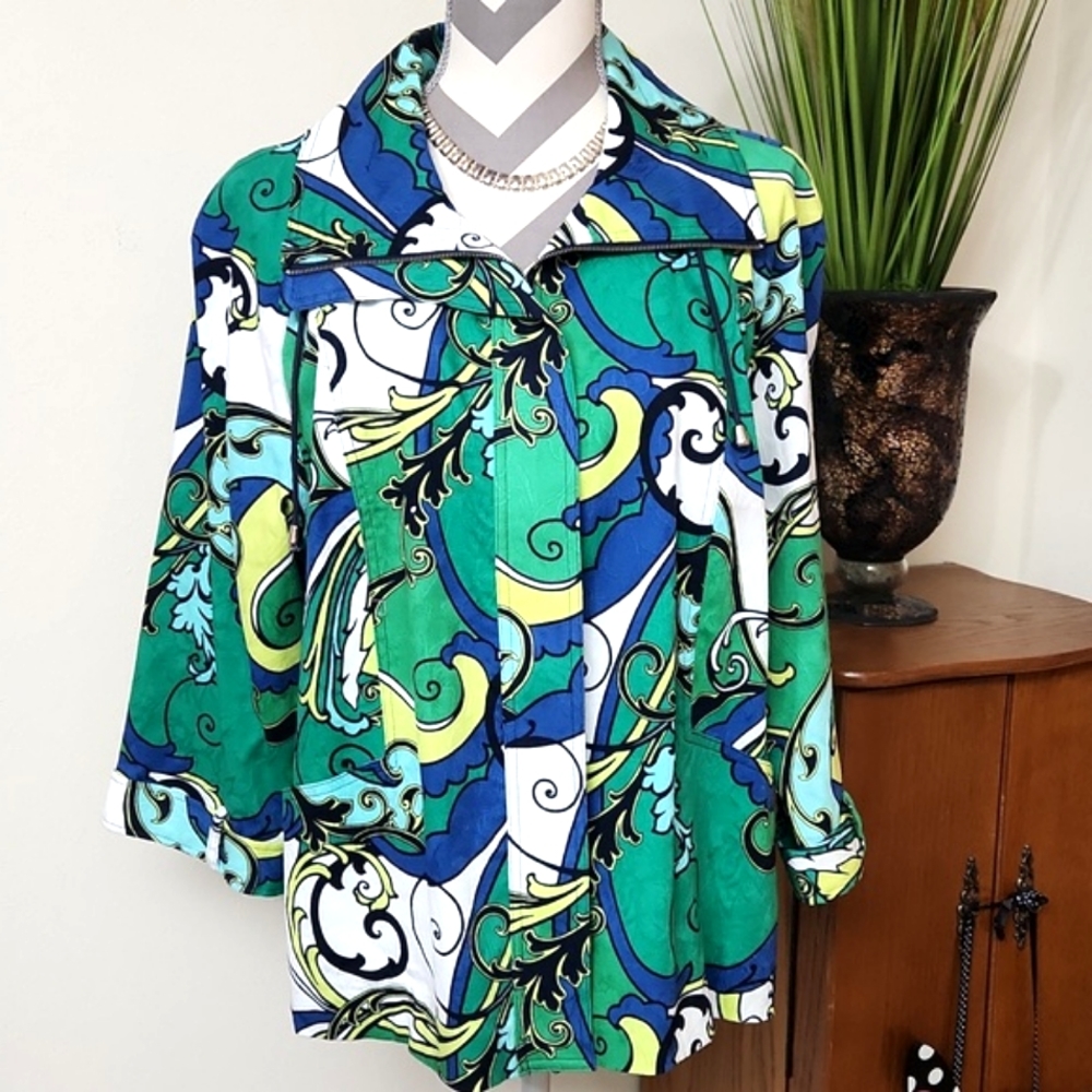 A La Carte Colorful Lightweight Jacket Blazer